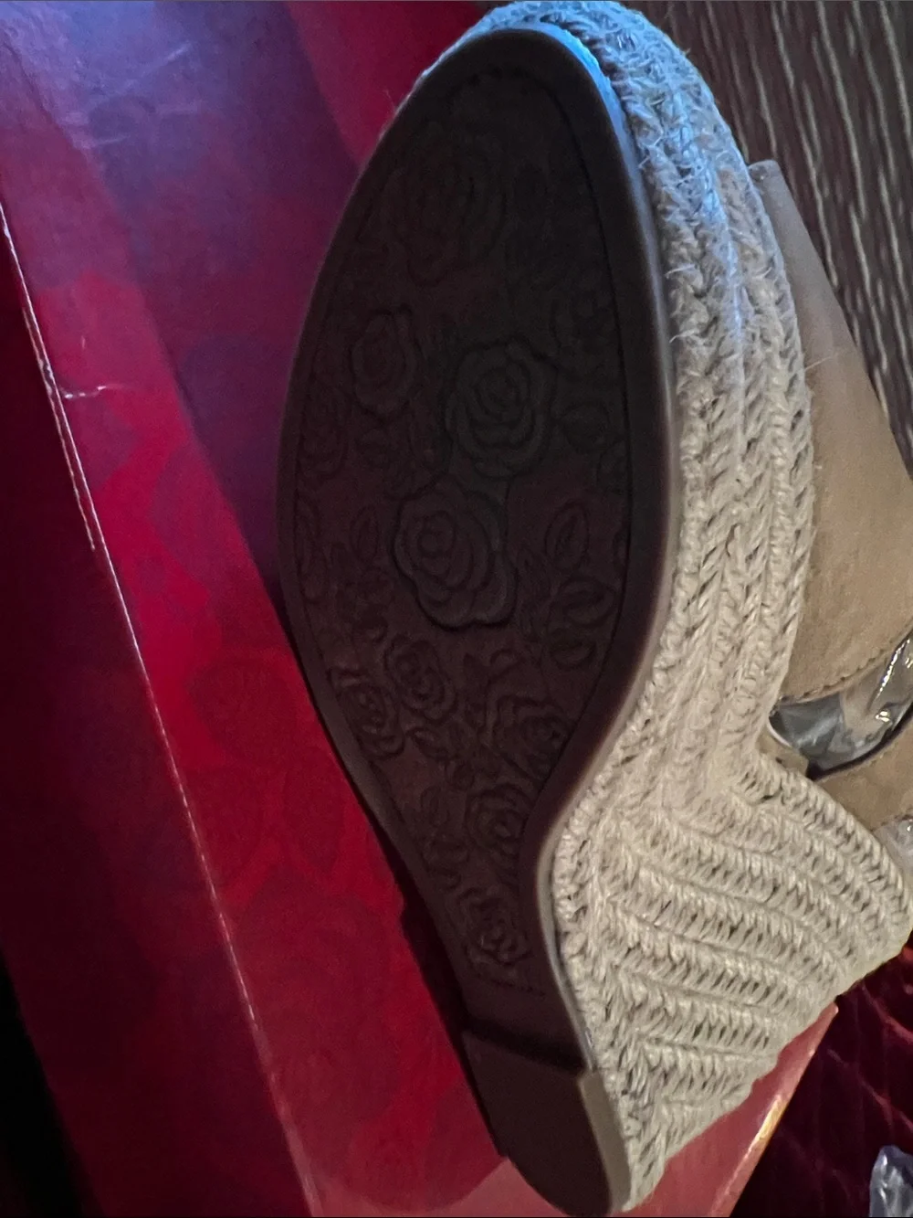 Carlos Santana Malor Wedge in Brûlée Sz 8 NEW